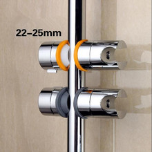 ABS Chrome Shower Head Holder Adjustable 22-25MM Bathroom Shower Bracket Rack Slide Bar Bathroom Faucet Accessories 2024 - buy cheap
