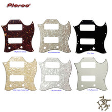 Pleroo Guitar Parts - For Standard Full SG Style Route P90 Pickups Guitar Pickguard Scratch Plate 2024 - buy cheap