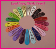 10PCS 5.0cm Plain Metal Snap Clips NO hole womens hair clip nickle free,lead free,hairpins for kids girls eco-friendly items 2024 - buy cheap