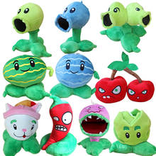 10pcs/lot Plants vs Zombies Peashooter Chomper Cabbage Cattail Plush Stuffed Toys PVZ Plants Plush Soft Toy Doll for Kids Gifts 2024 - buy cheap