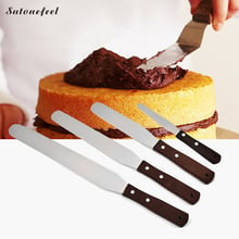 Нержавеющая сталь торт скребок для DIY нож для кремового торта шпатели выпечка лопатки для теста инструменты для украшения торта 2024 - купить недорого
