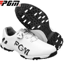 2021 Golf Shoes PGM Men's Sports Shoes Waterproof Anti skid Sport Sneaker Male Knobs Buckle Shoelace Golf Shoes Men- 2024 - buy cheap