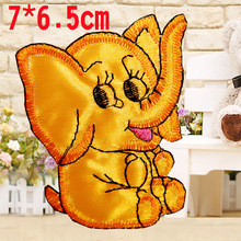 2pc/lot Cartoon Elephant cloth decorative patch appliques on patches iron on patch embroidery diy patch children shirt bag 2024 - buy cheap