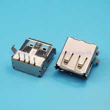 Free shipping comment 2.0 USB A type USB female Jack Socket 2.0 USB 90 Degree Connector 500pcs/lot 2024 - buy cheap