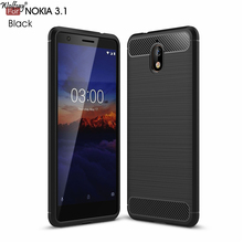 Wolfsay Anti-knock Case For Nokia 3.1 Case TA-1063 TA-1057 Soft TPU Brushed Case For Nokia 3 2018 Business Phone Fundas Coque 2024 - buy cheap