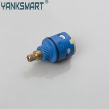 Basin Water Tap Faucet Cartridge Valve Yanksmart FX008 Blue Beige Hot & Cold Mixer Tap Faucets Valve Cartridge 2024 - buy cheap