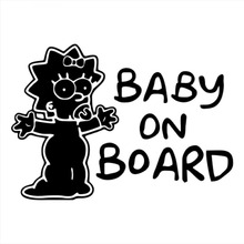 18*13cm daughter on board car sticker girl baby in car vinyl auto car stickers CL290 2024 - buy cheap