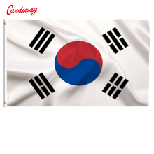 90 x 150cm  South Korea Flag Office Activity Parade Holiday Festival Decoration Banner Republic of Korea National Flags   NN049 2024 - buy cheap