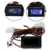 Detector de temperatura de pantalla con rosca G1/4, enchufe de alimentación de 4 pines, refrigeración por agua, PC 2024 - compra barato