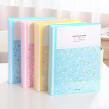 Fresh Flower Paper File Holders A4 Document Holder Paper Folder Storage Binder Pouch Package Office School 30/40/60/80pages 2024 - buy cheap