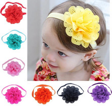 Yundfly moda bebê menina flor bandana fotografia adereços cavidades flores faixa de cabelo crianças acessórios para o cabelo 2024 - compre barato