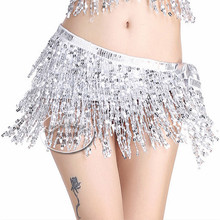 2018 Sexy Bandage Sequin Lace Up Summer Tassel Glitter Beach Female Party Short High Waist Women Mini Skirts 2024 - buy cheap