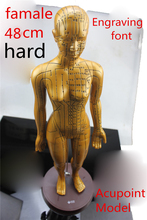 HD clear Electroplate Pure copper human body meridian acupuncture points hard model bronze acupuncture acupoints model famale 2024 - buy cheap