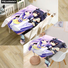 Sexy Anime Girls Tablecloth Waterproof Oxford Fabric Square/Rectangular Tablecloth For Wedding Table Cloth Cover TV Covers 2024 - buy cheap