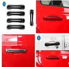 Yimaautotrims Auto Accessory Rear Tailgate Door & Door Doorknob Handle Cover Fit For Jeep Wrangler JL 4 Door Model 2018 - 2020 2024 - buy cheap