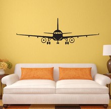 Removable 3D Airplane Wall Sticker House Muraux Art Decor Wall Mural Vinyl Wall Decals Free Shipping For Room Decoration Y-623 2024 - buy cheap