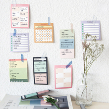 30 Sheets Creative Memo Pad Planner Daily DIY Notepad Weekly Sticky Notes School Office Supplies Stationery 2022 - buy cheap