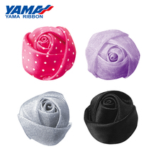 YAMA Bud Rose Ribbon Diameter 20mm±5mm 200pcs/bag different meterial Satin organza printed Ribbons Flower Diy Wedding Decoration 2024 - buy cheap