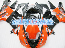 Kit de carenado para moto, juego de carenado para KAWASAKI Ninja ZX6R 636 05 06 ZX 6R 2005 2006 zx6r 05 06, color naranja y negro, Dor D 2024 - compra barato