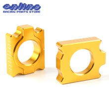 Rear Chain Adjuster Axle blocks for Suzuki RMZ 250 RMZ250 RMZ450F 04-16 2005 2006 2007 2008 2009 2010 2011 2012 2024 - buy cheap