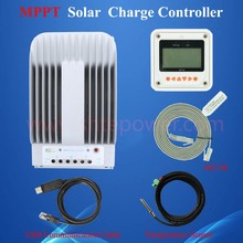 MPPT Solar Regulator 12V/24V, Solar Controller 40A for Solar Panels, Solar Tracking Controller with LCD Display 2024 - buy cheap