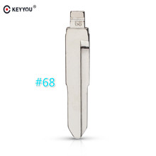 KEYYOU 10 pcs/lot Metal Blank Uncut Flip KD VVDI Remote Key Blade Type #68 for Lioncel V3 NO. 68 Blade 2024 - buy cheap