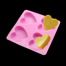 4 Cavities Silicone Cake Mold Handmade Soap Love Modeling And Love Chocolate Cake Decorating Tools Diy Baking Tools 2024 - buy cheap