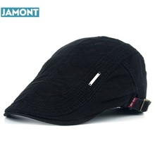 JAMONT 2021 Cotton Beret Hat for Men Vintage Baret Cap Boina Francesa Irish Berets Women Bones Flat Cap Male Peaked Cap Men's 2024 - buy cheap