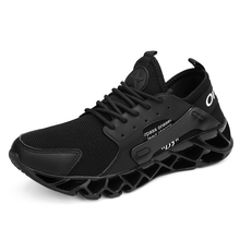 Homens tênis de corrida oco único calçado masculino respirável jogging formadores masculinos tênis esporte atlético sapatos zapatos de hombre 2024 - compre barato