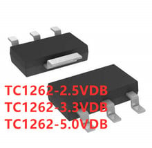 100% Новый оригинальный TC1262-2.5VDB TC1262-3.3VDB TC1262-5.0VDB 500mA фиксированный выход CMOS LDO 2024 - купить недорого