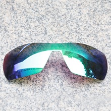 E.o.s lentes de substituição, com polarização melhorada para óculos de sol oakley offshoot-espelho espelhado verde esmeralda 2024 - compre barato