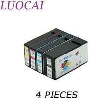 LuoCai-cartuchos de tinta para impresora Canon PGI-1100XL, recambio de tinta Compatible con PGI1100, pgi 1100, MAXIFY MB2010, 4 Uds. 2024 - compra barato