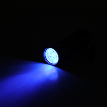 Hot Sale Portable Mini Aluminum UV Flashlight Violet Light 9 LED UV Torch Light Lamp Flashlight 2024 - buy cheap