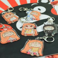 6pcs ouhimto! Chaveiro de acrílico umaru-chan, figura de brinquedo artístico com pingente fofo para cosplay de carros 2024 - compre barato