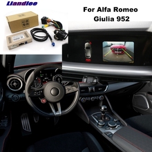 Liandlee-kit de câmera de estacionamento com interface de ré para alfa romeo giulia, tela 952 original atualizada 2024 - compre barato