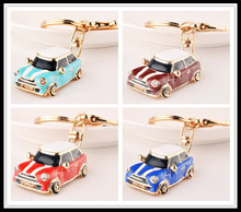 Fashion Cartoon Car Alloy Car KeyChain Bag Hanging KeyChain Gift Birthday Gift Party Favors 2024 - buy cheap