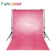 Funnytree thin vinyl cloth photography backdrop Pink Background For Studio Photo Pure Color photocall Wedding decoration MH-028 2024 - buy cheap