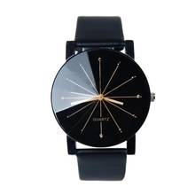 Business Men's Watch Quartz Dial Clock Leather Band Wrist Watch 2018 Classic Round Analog Quartz Wristwatch relogio masculino 40 2024 - buy cheap