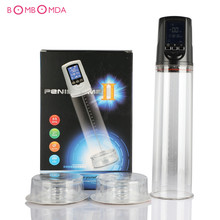Penis Pump Powerful USB Rechargeable Automatic Penis Enlarger LED Penis Pump Enlarger Enlargement Vacuum Sleeve Sex Toys For Men 2024 - buy cheap