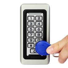 Sistema de Control de Acceso de puerta teclado de Metal resistente al agua 125KHz tarjeta de proximidad independiente de Control de acceso, con 2000 usuarios 2024 - compra barato