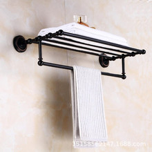 European copper towel rack black bronze towel rack towel rack bathroom hardware accessories bathroom accessories towel rack hair 2024 - buy cheap