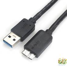 Горячий USB 3,0 кабель передачи данных USB 3,0 удлинитель для внешнего жесткого диска HDD для компьютера ноутбука A Male к Micro B 2024 - купить недорого