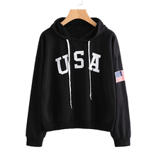 Outono inverno feminino hoodies nova chegada impressão quente letras de manga comprida pullovers das mulheres casual solto camisola topos 2024 - compre barato