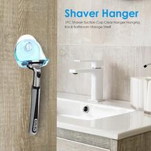 1PC Toothbrush Holder Shaver Washroom Wall Sucker Suction Cup Clear Hanger Hanging Rack Bathroom Storage Shelf 2024 - compre barato