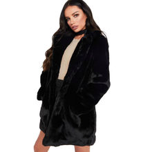 Women Faux Fur Fluffy Long Coats Jacket Coat Warm Open Front Outwear Winter Fur Plush Coat Warm Winter Jacket Women 2024 - buy cheap