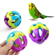 7cm ABS Ball Chewing Toy Biting Toy with Bell Parakeet Parrot Pet Supply Pet Bird  Toy Multicolor Training Toys Interactive 2024 - buy cheap
