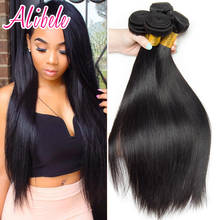 Alibele Hair Company Brazilian virgin hair straight brazilian human hair weave 300g cheap Brazilian straight hair 3 bundles deal 2024 - buy cheap