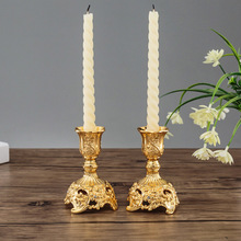 2PCS New Metal Candle Holders  Wedding Table Centerpiece Candle Stands Bar Party Home Decor Candlestick 2024 - buy cheap
