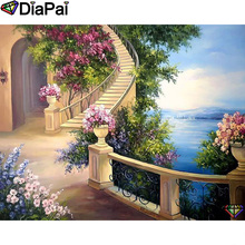 DIAPAI 5D DIY Diamond Painting 100% Full Square/Round Drill "Flower landscape" Diamond Embroidery Cross Stitch 3D Decor A23055 2024 - buy cheap