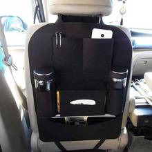 2019 Multi-color Auto Car Seat Back Bag Blanket Cloth Multi-Pocket Storage Bag Organizer Holder Accessory 2024 - buy cheap